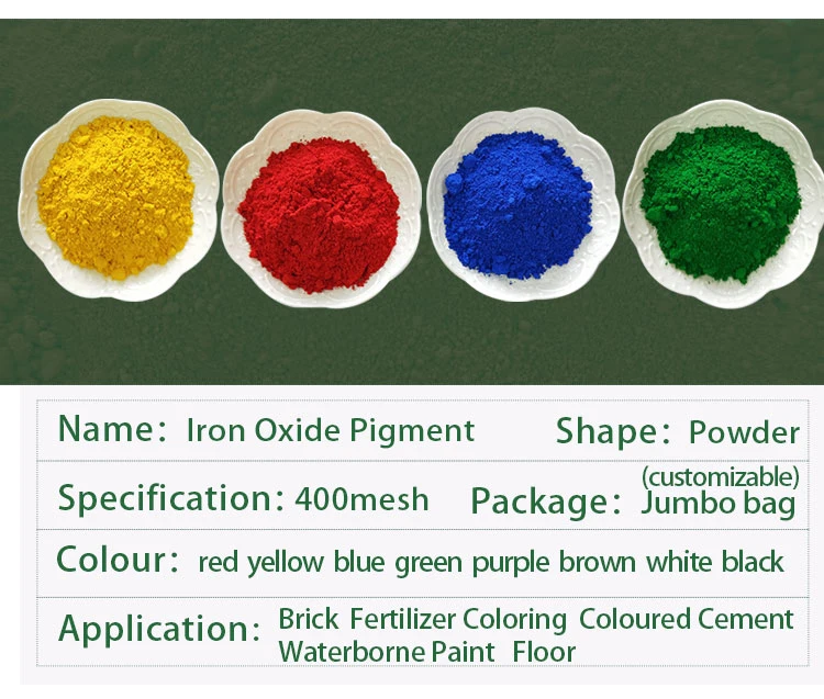 Red Pigments Factory! Iron Oxide Red for Cement Building Materials with Best Price