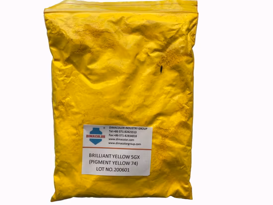 Transparent Brilliant Yellow Pigment 5gx-Wt (PY74) for Water Base Ink